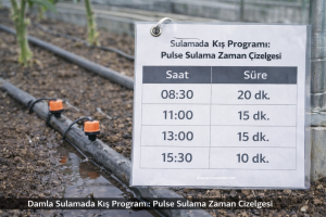 serada kış sulaması
