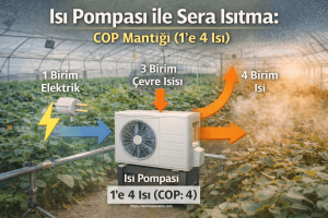 Serada Isıtma Alternatifleri: Maliyet–Verim Kıyaslaması (Yakıt, Isı Pompası, Jeotermal) 5 sera ısıtma alternatifleri